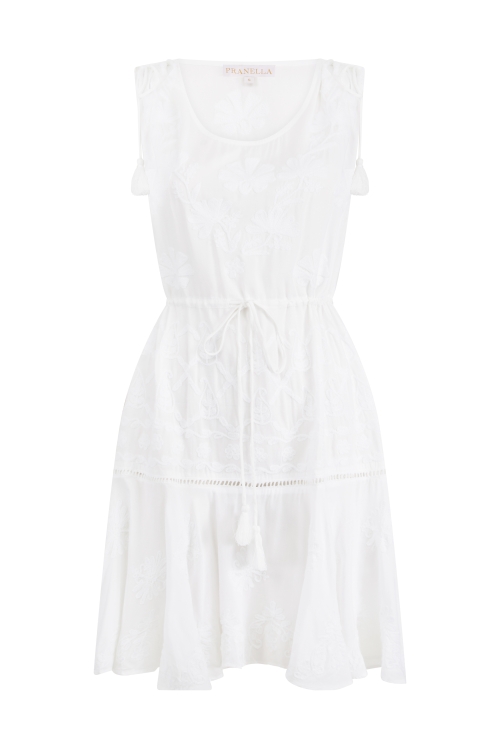 Ayana White-White Dress