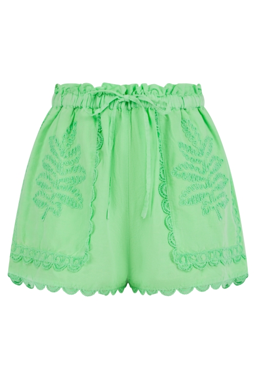 Izzie Neon Green Shorts