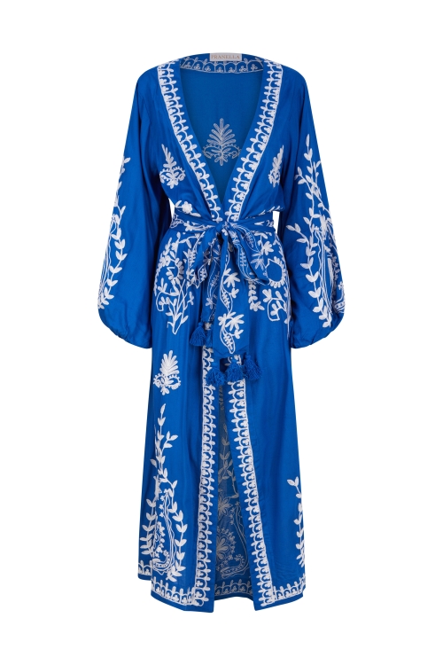 Night Kimono Cobalt