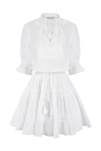 Amar White-White Dress