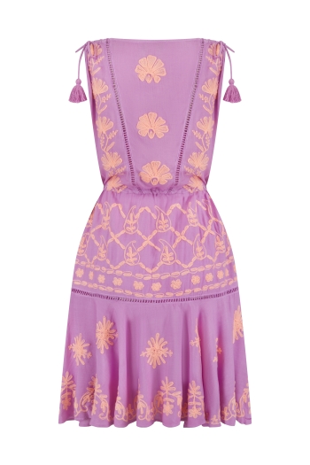 Ayana Lilac-Peach Dress