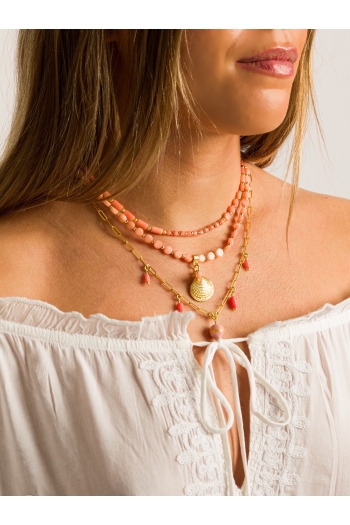 Apricot Chain Necklace