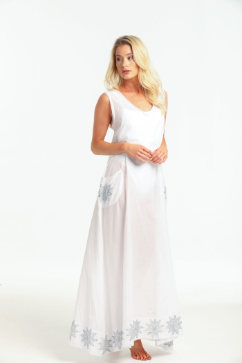 Bazra Maxi Dress White