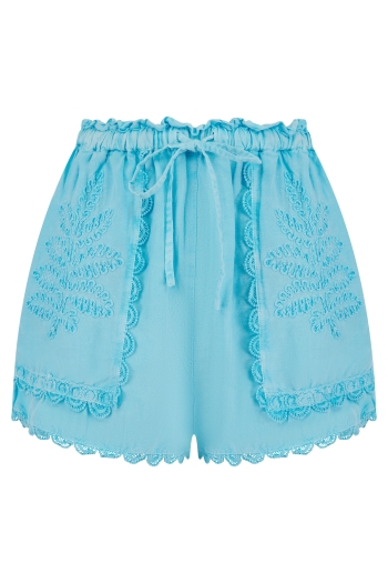 Izzie Neon Blue Shorts