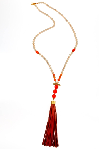 Marigold Tassel Necklace