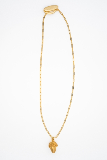 Mendes Chain Acorn Necklace