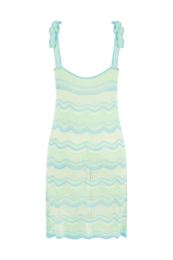 Page Aqua-Lime Dress