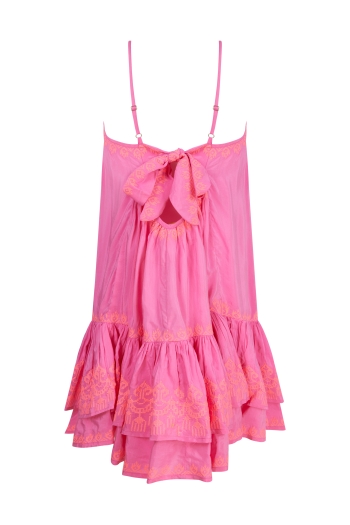 Peggy Mini Dress Neon Pink