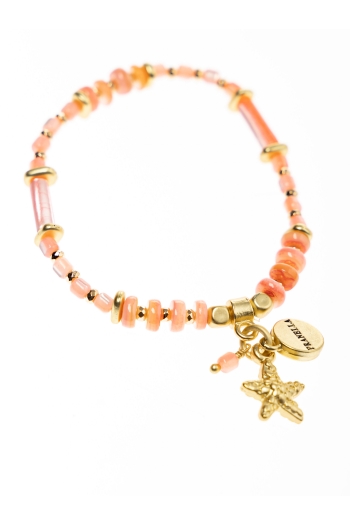 Peachy Starfish Bracelet