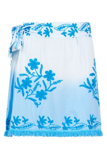 Rio Mini Skirt China Blue Ombre