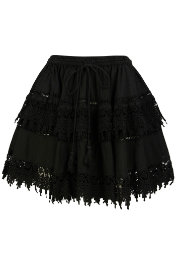 Rolo Skirt Black