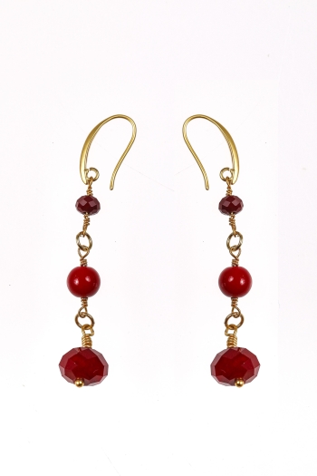 Rioja Red Earrings