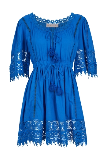 Sandy Mini Dress Greek Blue