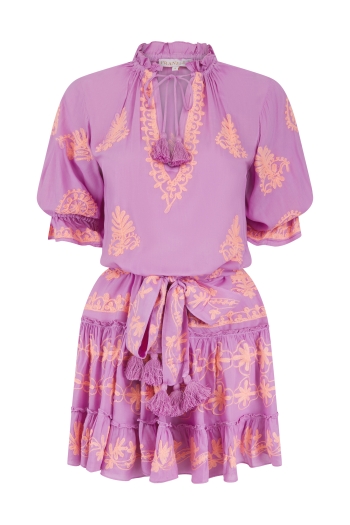 Sia Lilac-Peach Dress