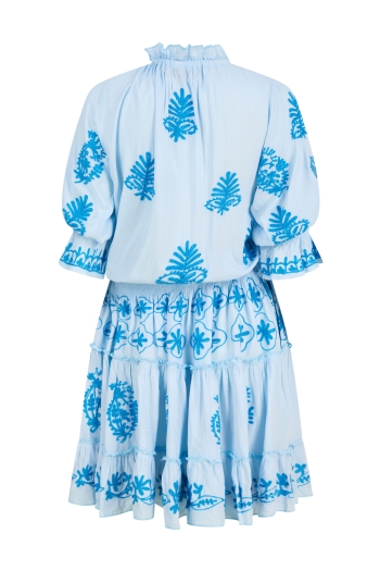 Sienna Mini Dress Sky Blue