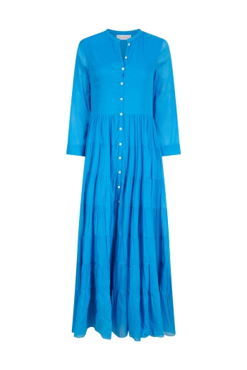 Victoria Maxi Dress Greek Blue