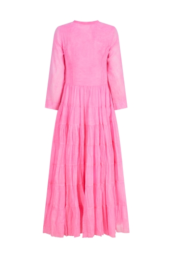 Victoria Maxi Dress Neon Pink
